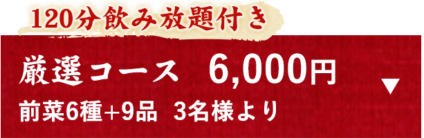 120分飲み放題付き